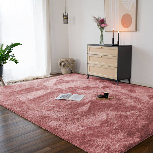 Home Deluxe Hoogpolig Vloerkleed SOFI Oud Roze