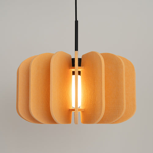 Sollux Lighting Hanglamp MULA 45 geel - 45x45x146cm