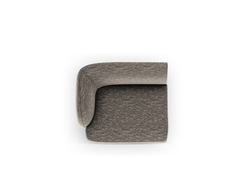 Micadoni linker module Miley chenille grijs - 90x90x70cm