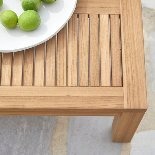 Tikamoon Loungetafel in massief teakhout Teo - Naturel