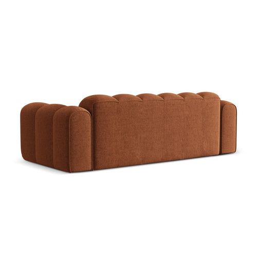 Cosmopolitan Design - Bank Treno 4-zits, chenille baksteen - 94x240x70cm