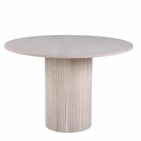 Rebellenclub Eetkamertafel Pokka - ø110 cm - Licht Eiken - vtwonen shop