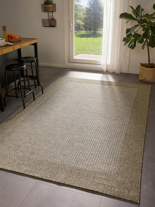 benuta binnen- en buitenkleed Naoto - beige - 240x340 cm