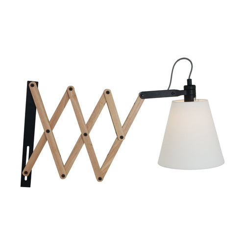 Mexlite wandlamp liv - 1 lichts - 80x 30.5 cm - beuken - vtwonen shop