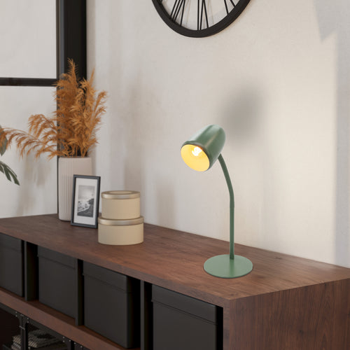 EGLO tafellamp Carlo - 46 cm - groen