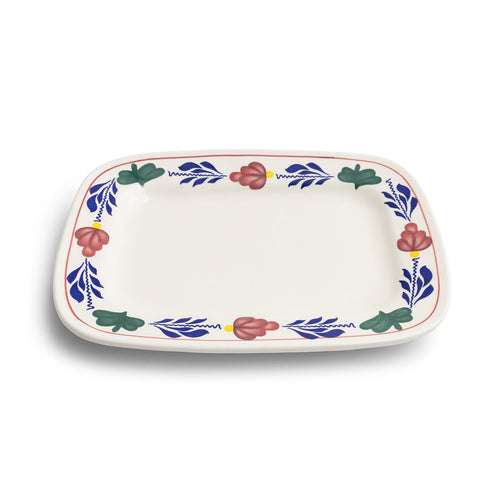 Royal Boch Boerenbont schaal rechthoek - 25x18cm