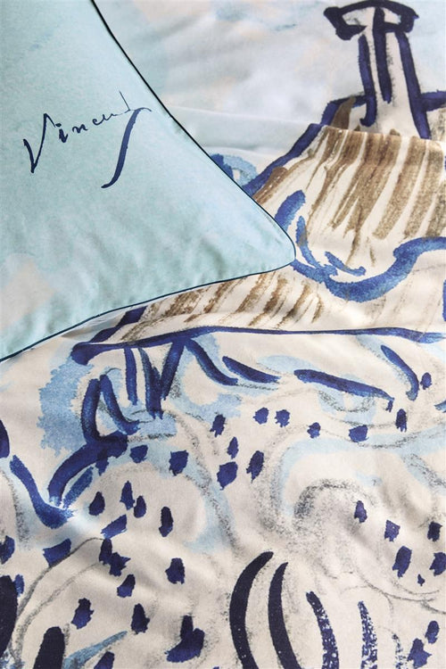 Beddinghouse x Van Gogh Museum dekbedovertrek Vieux Vignoble - 260x200/220 cm - blauw - vtwonen shop