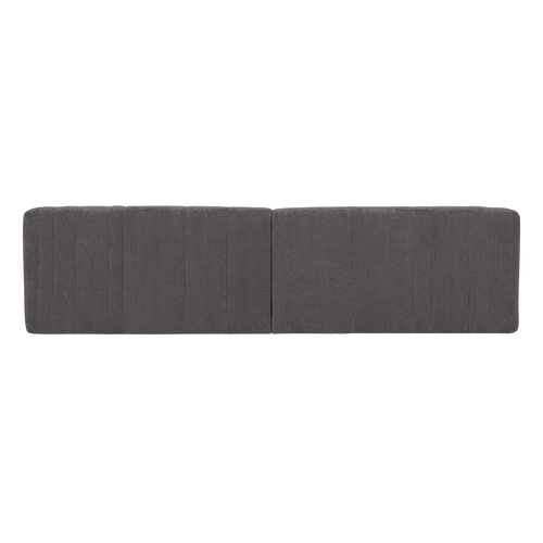 WOOOD 4-zits bank Omaire - Chenille - Grijs