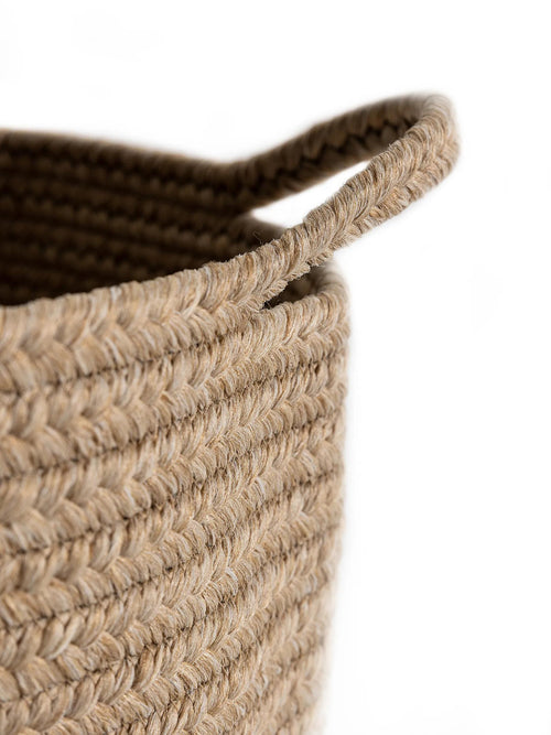 benuta mand Nandi - beige - 30x30x25 cm