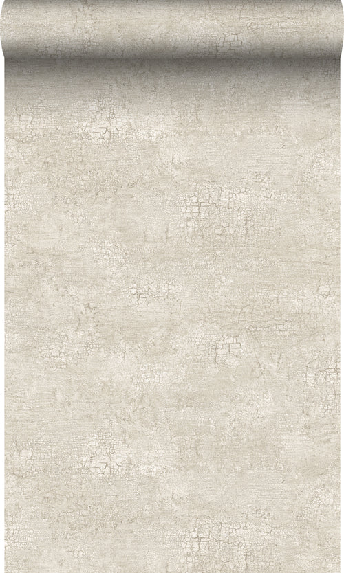 Origin Wallcoverings behang natuursteen met craquelé effect beige - 53 cm x 10,05 m - 347563 - vtwonen shop