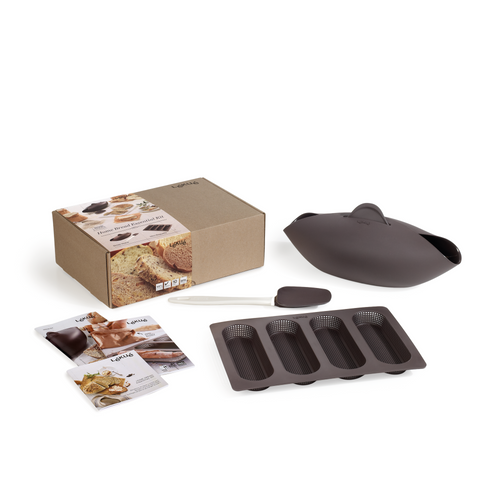 Lékué Broodmaker + Spatel+Bakvorm+receptenboek