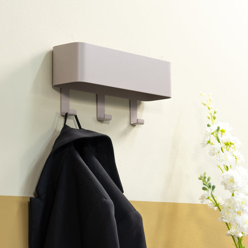 Spinder Design kapstok Dax Play 3 - Silky Taupe - 3 haken