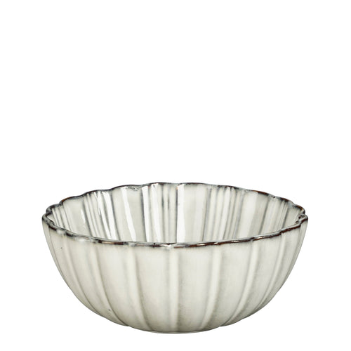 Mica Decorations Corfu Schaal - H9 x Ø17 cm - Keramiek - Grijs - vtwonen shop