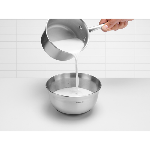 Brabantia Profile Mengkom met antislip bodem, 1,0 liter - Matt Steel
