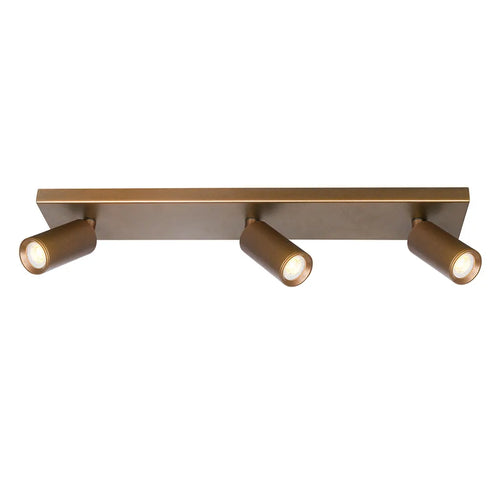 Freelight spot Scolo - 3 lichts - 46  x 12   cm - brons goud