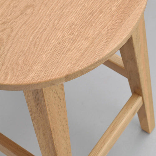 Rowico Home Austin Houten Barkruk voor Kookeiland - 65 cm - Naturel