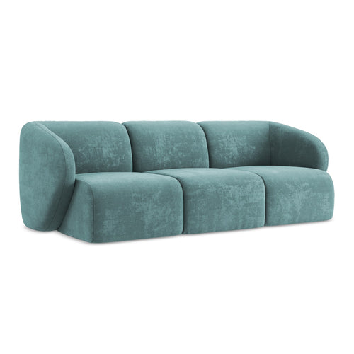 LaMiaSofa 3-zits bank Cervo - chenille stof - jeans - 244x94x75