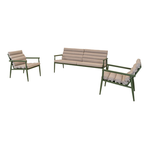 Lesli Living loungebank Harper - groen - 168x76x72cm