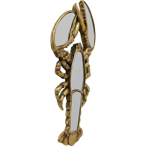 Kare Design Wanddecoratie spiegel kreeft