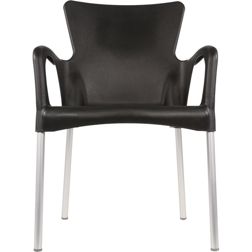 Lesli Living bistrostoel Bella - zwart - 52x55x85cm