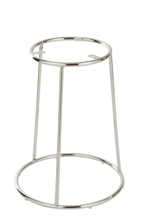 J-Line frame kruk Midden - metaal - zilver - vtwonen shop