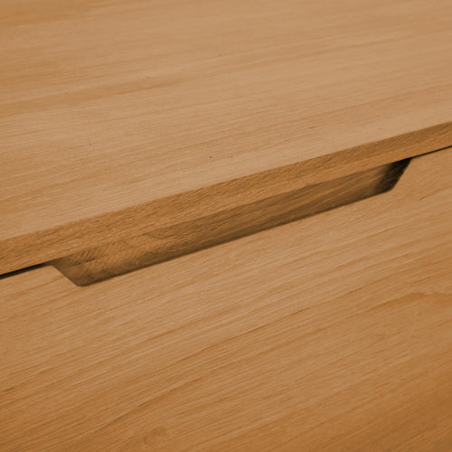 Furnhouse tv-meubel Kerteminde - Natuurlijk eikenhout - MDF, eikenfineer - 45x160x53