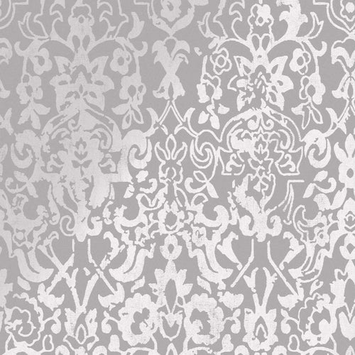 Next vliesbehang Majestic Damask grijs 10mx52cm