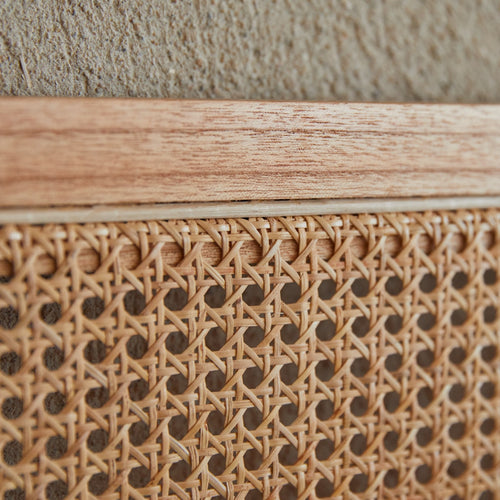 Tikamoon Hoofdbord van gevlochten rotan 160 cm - Naturel - vtwonen shop