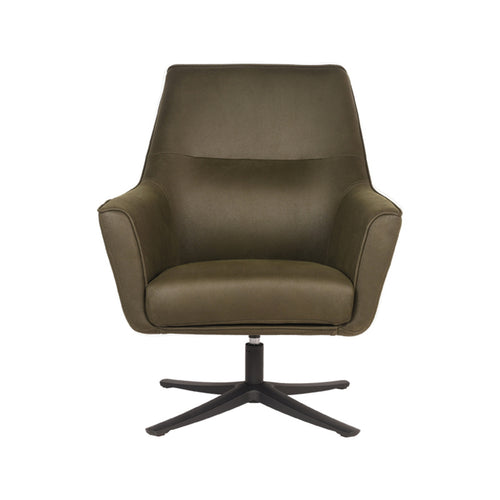 LABEL51 Fauteuil Tod - Groen Stof/Metaal - 76x75x90cm - vtwonen shop