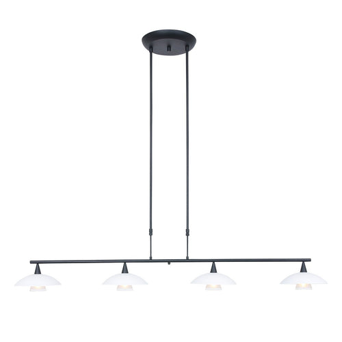 Steinhauer hanglamp tallerken - 4 lichts - 100x 120 cm - zwart - vtwonen shop