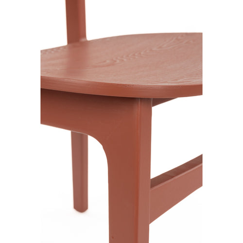 Zuiver Fleur Eetkamerstoelen Rood - Set van 2