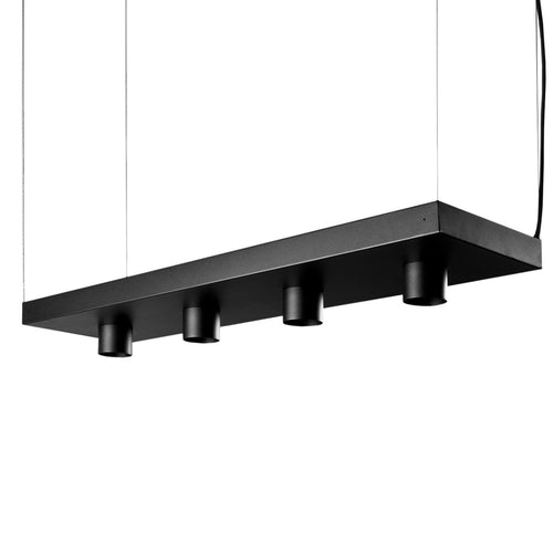 Nowodvorski hanglamp Plant - 4 lichts - 80  x 150   cm - zwart - vtwonen shop