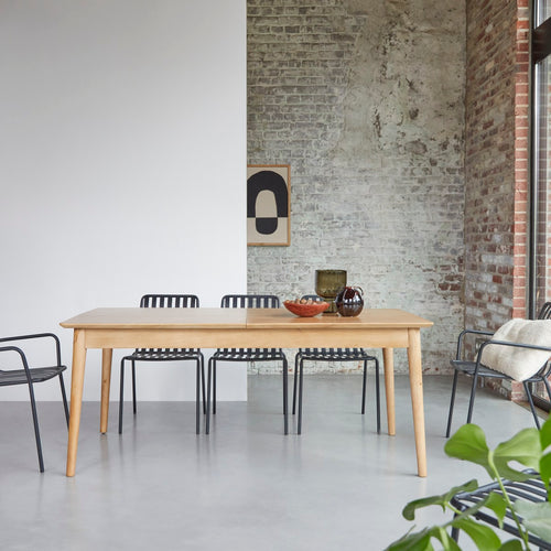 Tikamoon Uitschuifbare tafel in massief mangohout voor 6/8 personen - Naturel - vtwonen shop