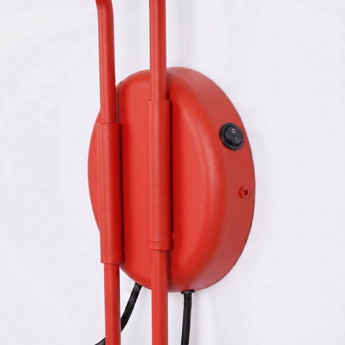 Sollux Lighting Wandlamp NOX 2 rood met schakelaar - 150x80x30cm