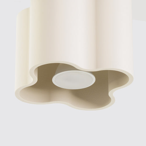 Sollux Lighting Plafondlamp OVIO 1 beige GU10 - 12x12x10cm