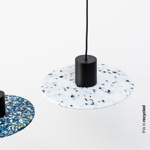 Faro Confetti 300 Koepel Hanglamp Gerecycled Marmoreal Diameter 30cm