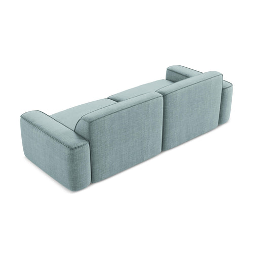 LaMiaSofa 4-zits bank Melissa - textuurstof - jeans - 244x102x70