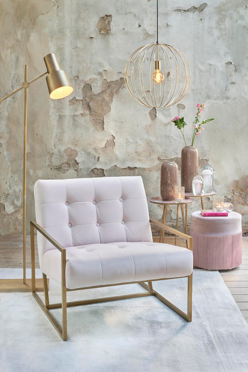 Light & Living hanglamp Suden - goud - Ø50cm - vtwonen shop