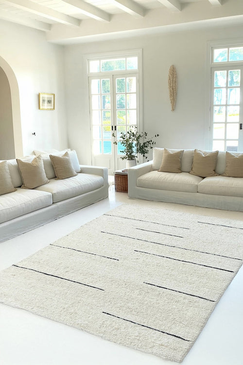 AFK Living vloerkleed Camoes - handgemaakt - Gerecycled katoen - 160 x 230 cm - vtwonen shop