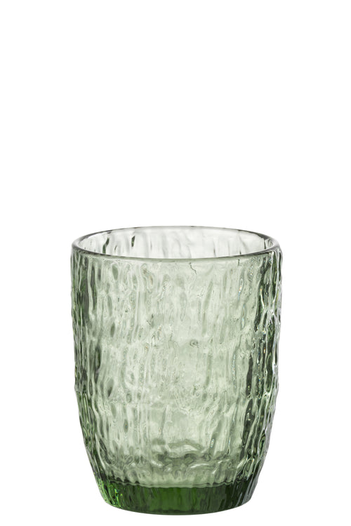 J-Line glas Vera - glas - groen - vtwonen shop