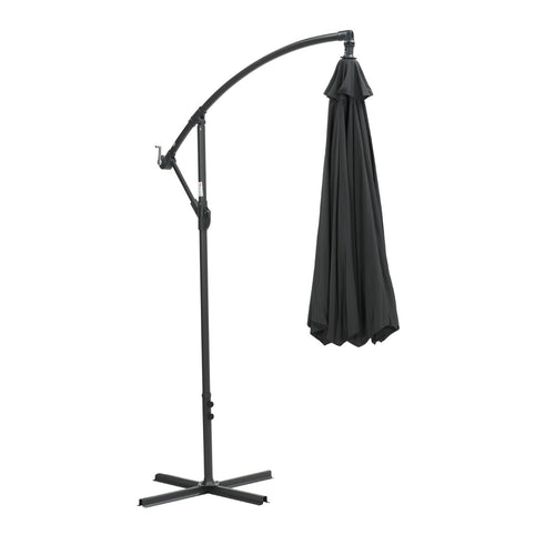 Garden Impressions zweefparasol Athene donker grijs - Ø300 cm - vtwonen shop