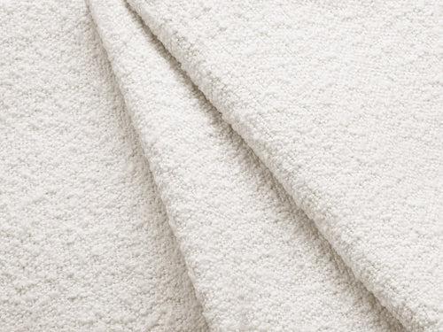 Micadoni - Linker meridiaan "Miley" 2 zitplaatsen, boucle wit - 156x90x70cm