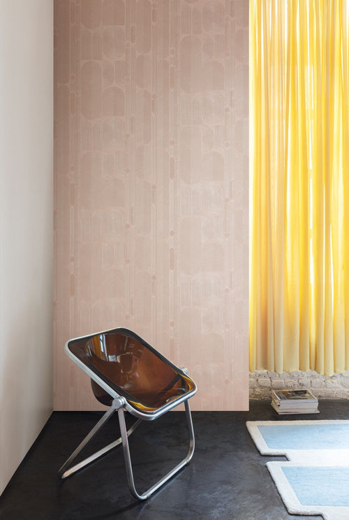 Masureel behang grafisch motief roze - 70 cm x 10.05 m - 631706 - vtwonen shop