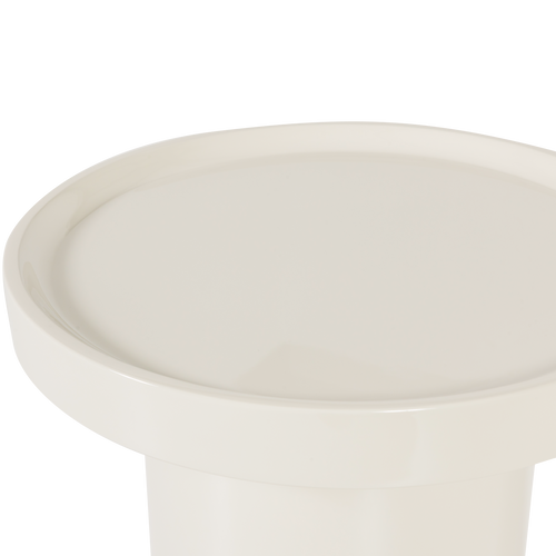 WOOOD bijzettafel 40 cm Veluna - Hout - Hoogglans Zand - 50x40x40