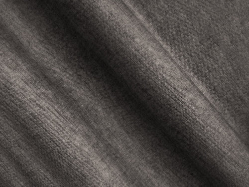 Cosmopolitan Design Uitklapbare hoekbank links met opbergdoos Linz 3-zits, flueel grijs - 142x275x84cm