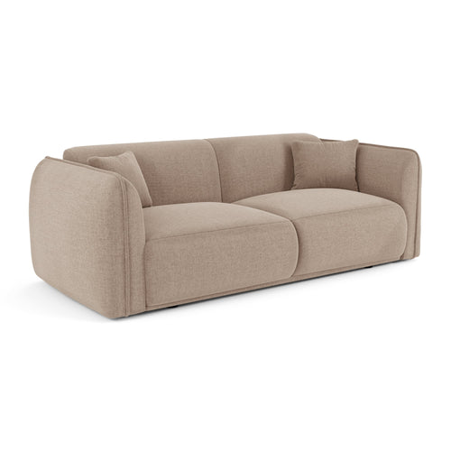 Premium Interiors - 3-zitsbank LUSH - zacht aanvoelende geweven stof  mol 206cm