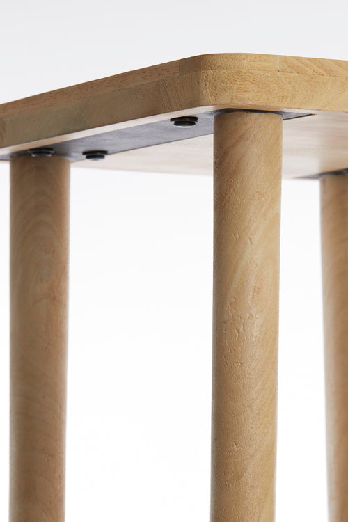 Light & Living zuil QIANO - Ø42x100cm - bruin