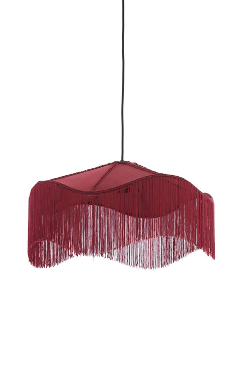 Light & Living hanglamp TIFFANY - rood - Ø50x28cm - vtwonen shop