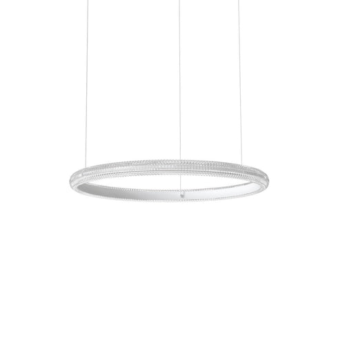 Ideal Lux MIRACLE 60cm LED Geïntegreerde LED Hanglamp Plafondlamp Wit 3000K