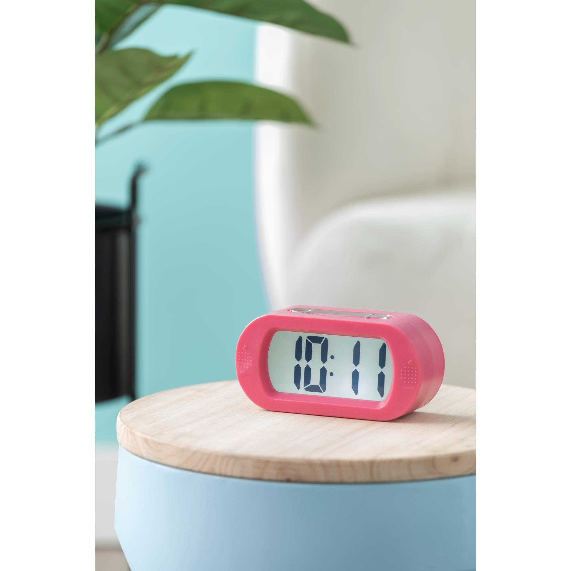 Karlsson wekker Gummy - roze - 5x14x7cm – vtwonen shop